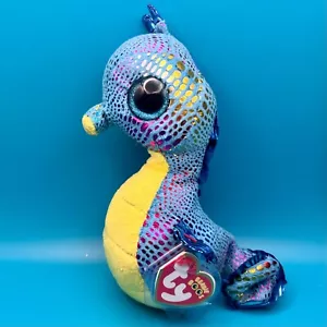TY Beanie Boos - NEPTUNE the Seahorse (Glitter Eyes) (Regular Size - 6 inch) - Picture 1 of 1