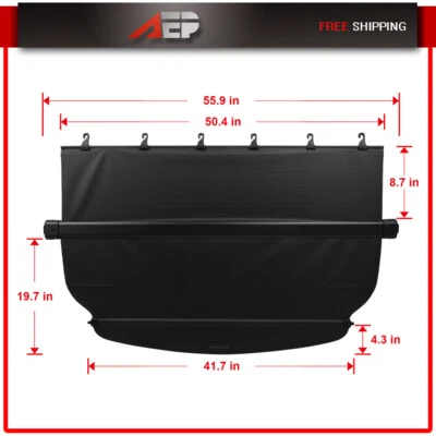 For Honda CR-V 2007 2008-2011 Cargo Cover Rear Trunk Privacy Shade Retractable Foto 1 de 4