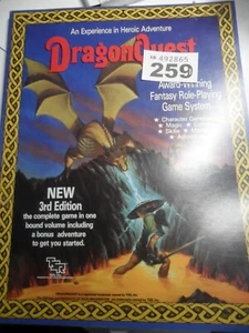 SPI DragonQuest RPG 3rd edition TSR mediaeval Heroic adventure W259 - Picture 1 of 8