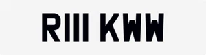 RICK W RICKY RICHARD RIK OLD R REG PREFIX NUMBER PLATE R111 KWW VW BMWI MERC GT - Picture 1 of 2
