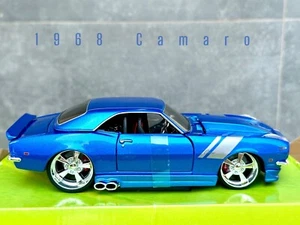 CHEVROLET CAMARO Z28 1968 CLASSIC MUSCLE BLUE 1:24 Model Car Fast & Furios - Picture 1 of 4