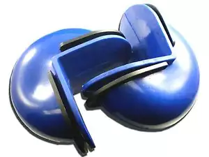 PAIR - Brand New Anchor Marine Transom / Corner Fenders for yachts boats Blue - Picture 1 of 4