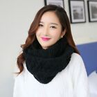 Soft Solid Color Scarves Thickened Knitted Scarf Winter Cashmere Scarf  Girls