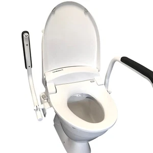 Electric bidet toilet seat elongated with Folding Armrest - Picture 1 of 10