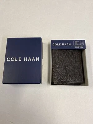 Cole Haan Leather Front Pocket Chocolate Brown Wallet  - Image 1 of 4