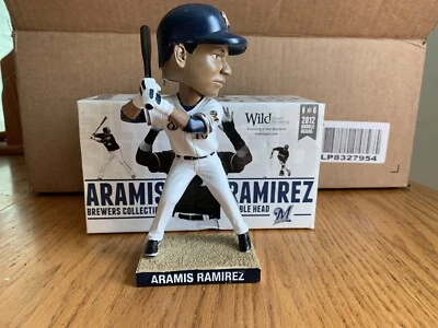 2012 MILWAUKEE BREWERS ARAMIS RAMIREZ SGA BOBBLEHEAD Collectible Figure - Image 1 of 4