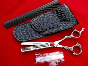 6.5" Dragon Hairdressing Thinning Scissors/Japanese Steel in Case (6") - Picture 1 of 7