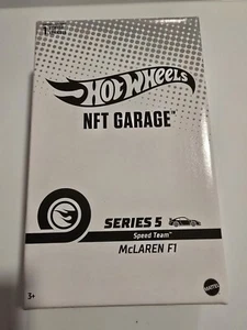 Hot Wheels NFTH Garage Series 5 Premium McLaren F1 Unopened 🔥 - Picture 1 of 1