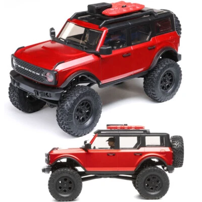 Axial AXI00006T1 1/24 SCX24 2021 Ford Bronco 4WD Truck Brushed RTR Red - Image 1 of 4