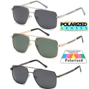 Classic Polarized Men Sport Sunglasses Driving Fishing Eyewear Wrap Glasses New - Picture 1 of 13