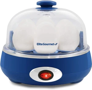 Rapid Egg Boiler Cooker Electric Steamer 7 Eggs Automatic Tool 6-Recipe Booklet - Picture 1 of 11