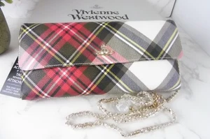 Vivienne Westwood Derby Tartan Clutch Bag New with Tags and Box - Picture 1 of 6