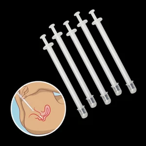 5PCS 1.8ml Vaginal Suppository Applicator Lubricant Injector Syringe Disposable - Picture 1 of 11