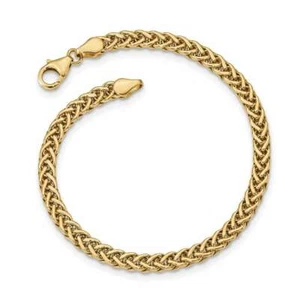 7.5" 14K Yellow Gold Polished Fancy Link Bracelet - Picture 1 of 2