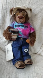 BEN & JERRY'S ~ Ice Cream Bear 18" Plush 1998 Douglas Co. ~ NWOB - Picture 1 of 8