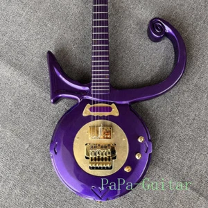 Venta Caliente Guitarra Eléctrica Purple Prince Cloud Pastilla SH Cuello de Arce Herrajes Dorados - Imagen 1 de 10