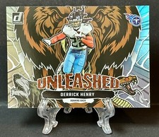 2023 Derrick Henry Panini Donruss Unleashed Case Hit SSP Titans