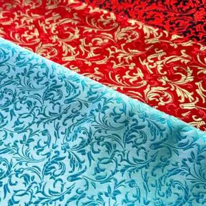 Wheat Flower Imitation Weave Brocade Jacquard Satin Fabric For Children's Cloth - Picture 1 of 24