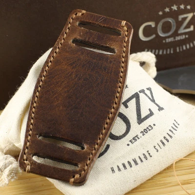 Ручной работы винтажный 402 итальянский вегетарианский дубленая кожа комплект подушечка для ремешков часов - Изображение 1 из 4