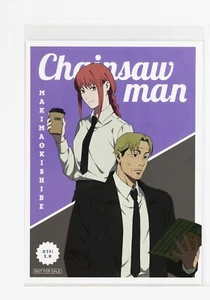Chainsaw Man Anime Exhibition Bromide Card Makima & Kishibe - Picture 1 of 4