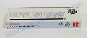 Ricoh 411241 Staple Cartridge 4 Pack (OEM Type L) 2,000 Staples Each NEW Genuine - Picture 1 of 12