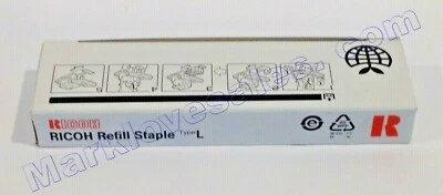 Ricoh 411241 Staple Cartridge 4 Pack (OEM Type L) 2,000 Staples Each NEW Genuine - Image 1 of 4
