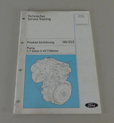 Información Técnica Entrada Ford Puma 1,7 ZETEC-S Vct-Motor Stand 03/1997 - Imagen 1 de 4