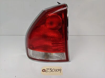OEM 2003 Mitsubishi Diamante Left Driver Side Halogen Tail Lamp Chrome MR972239 - Image 1 of 4