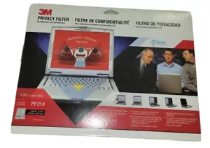 3M PF15.0 Standard Privacy Filter Measures 15" Diagonally 8.98" H x 11.98" W - Picture 1 of 2