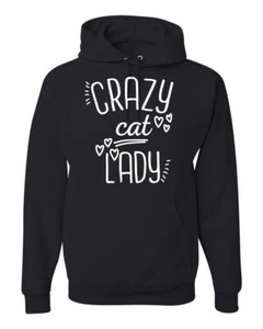 Sudadera con capucha gráfica That Crazy Cat Lady cultura pop - Imagen 1 de 19