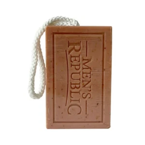 6pc Men's Republic Logo Soap-on-a-Rope Bergamot & Sandalwood Body Bar Soap - Picture 1 of 4