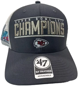 '47 Brand Kansas City Chiefs Cap Super Bowl LVII Champions Trucker Mütze NEU - Bild 1 von 9