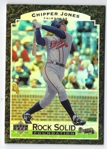1996 Chipper Jones Upper Deck ROCK SOLID FOUNDATION #RS5