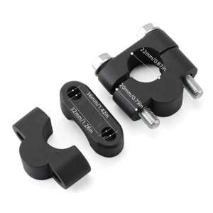 Universal Fit 7/8" 22mm HandleBar Risers Mount Clamp Adapter for Motocycle - Bild 1 von 10