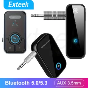 Bluetooth BT 5.3 5.0 Transmitter Receiver Audio Adapter AUX 3.5mm CAR PC Speaker - Picture 1 of 22