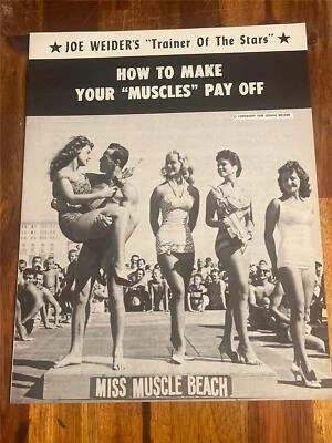 JOE WEIDER "How to Make Your Muscles Pay Off" bodybuilding course 1959 - Image 1 of 4