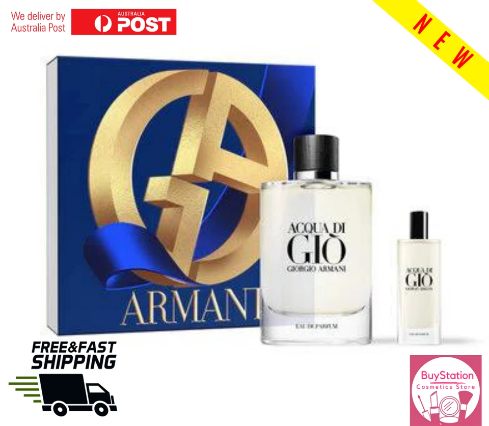 Giorgio Armani Acqua Di Gio Eau De Parfum EDP 125ml + 15ml Holiday Gift Set - image 1 of 1