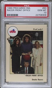 1989 CBA Kim Harpster Kathy Sloan Patsi Hersant Michael Cole #63 PSA 10 GEM MT