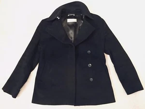 Max Mara Damen Pea Coat Schurwolle Jacke schwarz Gr. Small - Bild 1 von 6