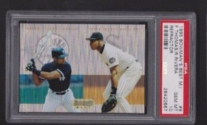 1995 BOWMAN'S BEST MIRROR IMAGE REFRACTOR #9 FRANK THOMAS SP PSA 10 GEM MINT