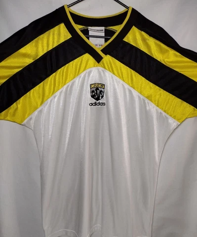 Vintage adidas 1996 MLS inaugural Columbus Crew away soccer jersey, 2X SZ Cover
