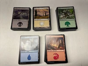 500 Magic the Gathering Basic Land Cards Lot - 100 of each type - MTG FTG - Picture 1 of 2