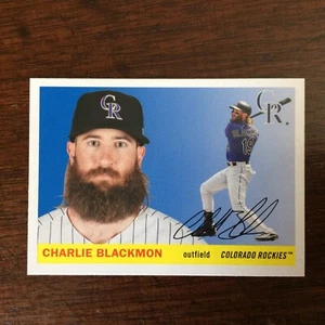 2020 Topps Archives #3 Charlie Blackmon Colorado Rockies - Bild 1 von 2
