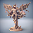 Miniature Sol Human Angel Fighter | D&D DnD | 
