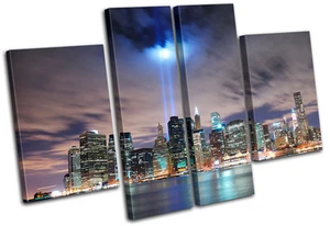 New York City NYC 911 Twin Towers World Trade Centre Memorial Canvas Art Print - Picture 1 of 1