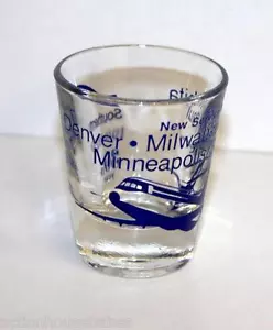 Southern 1949-1979 30. Jahr SCHUSSGLAS - Fluggesellschaft - Neuer Service nach Denver, Milwauke - Bild 1 von 6