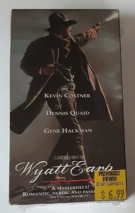 Wyatt Earp (VHS, 1994, 2-Tape Set) Kevin Costner, Dennis Quaid, Gene Hackman - Picture 1 of 4