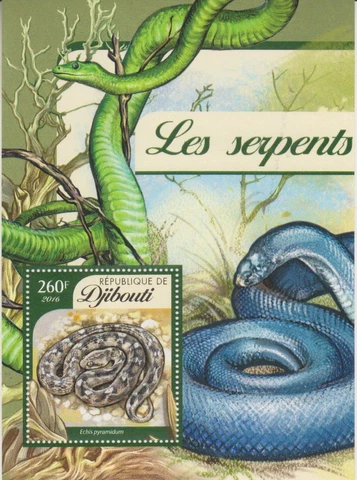 Snakes Djibouti Mint 3306 Cover