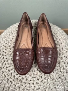 Nurture Damenschuhe Größe 6 M braun Ledergewebe bequem Karriere Halbschuhe - Bild 1 von 10