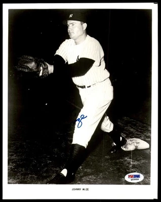Johnny Mize "Best Wishes" 8 x 10 Photo Signed Auto PSA/DNA Authenticat ID:395517 - Image 1 of 4